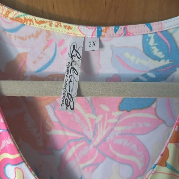 Lulu B Women's Floral dress- Multicolor - Picture 3 of 6